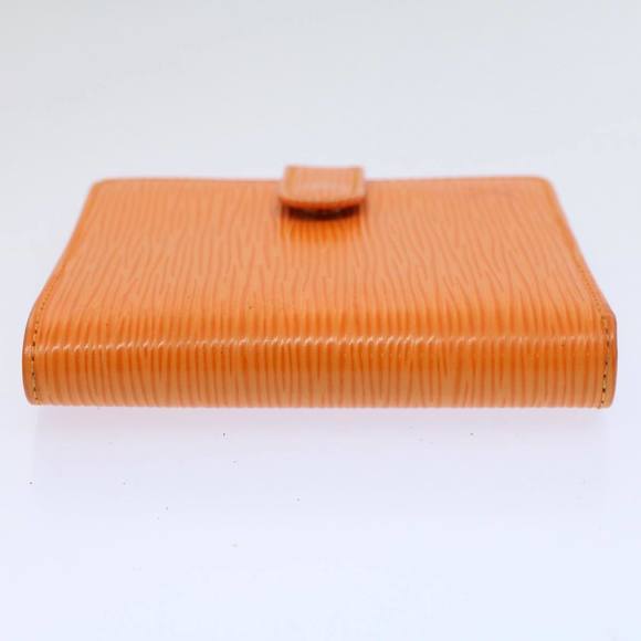 LOUIS VUITTON Epi Porte Billets Compact Bifold Wallet Mandarin M6355H Auth 58865 - Picture 3 of 16